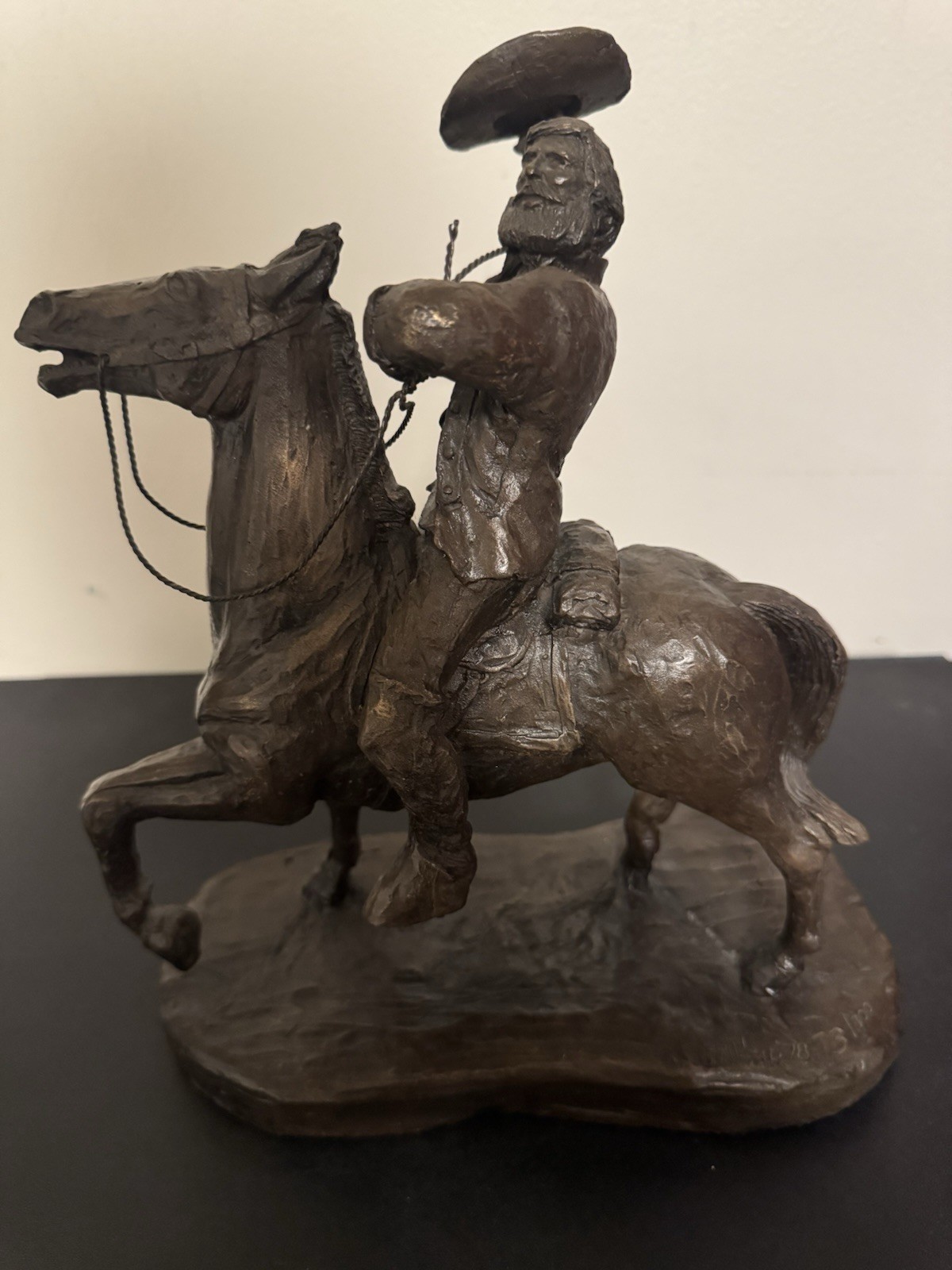 Original Bronze Sculpture of General Jeb Stuart On Horseback