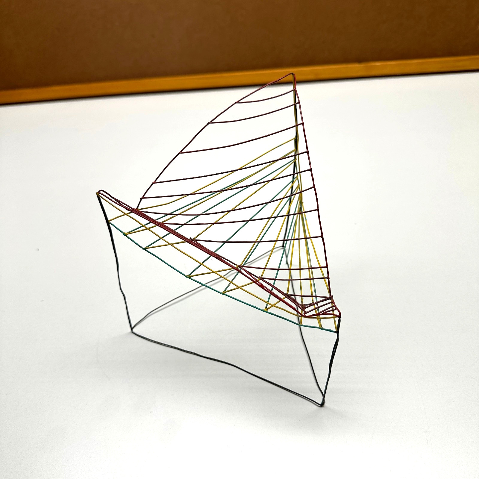 Wire Sculpture Modernism MCM 1950s 1960s Abstract Modernist Vintage Maquette