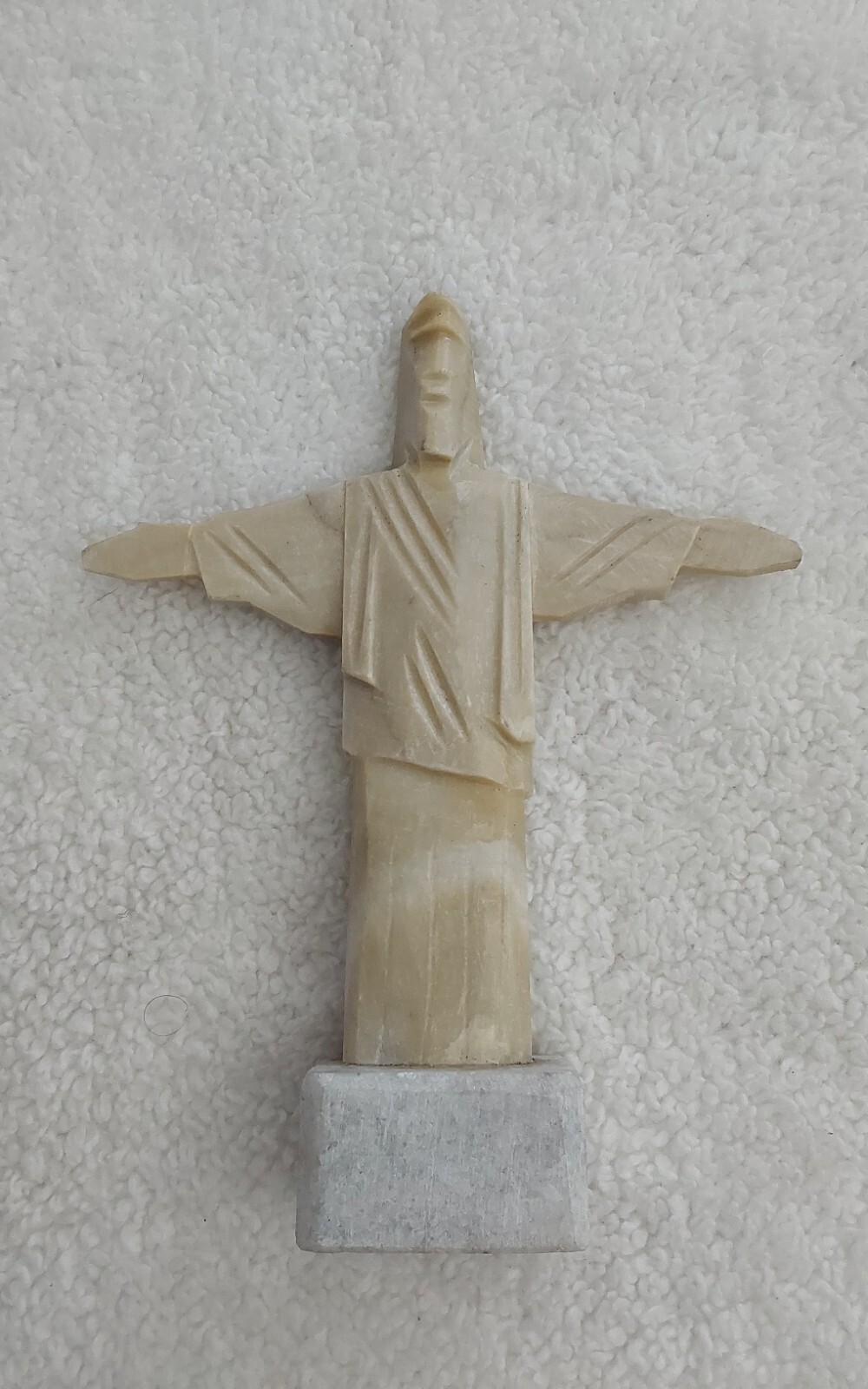 Cristo Redentor Christ the Redeemer Figure Sculpture Brazil Marble? Christianity