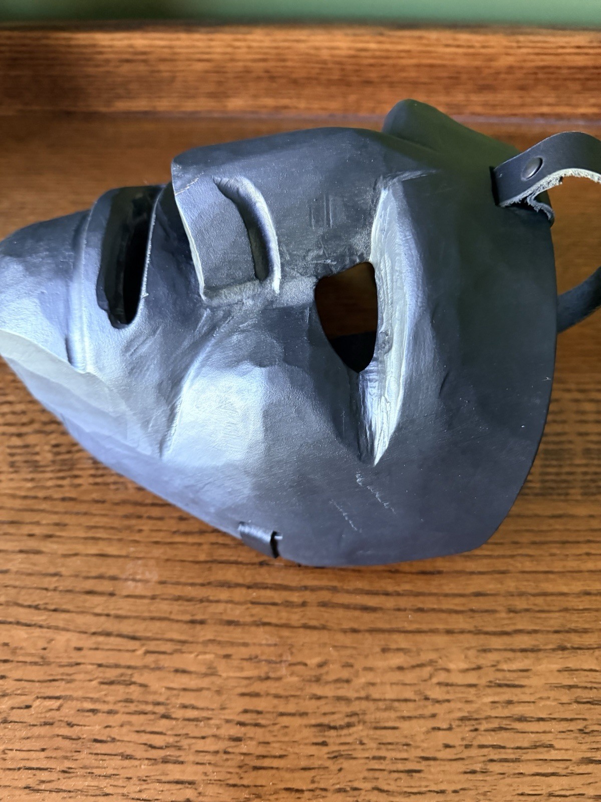 Authentic Mamuthones Mask Sardinia Mamoiada Signed F. Sale 2010 Hand Carved Wood