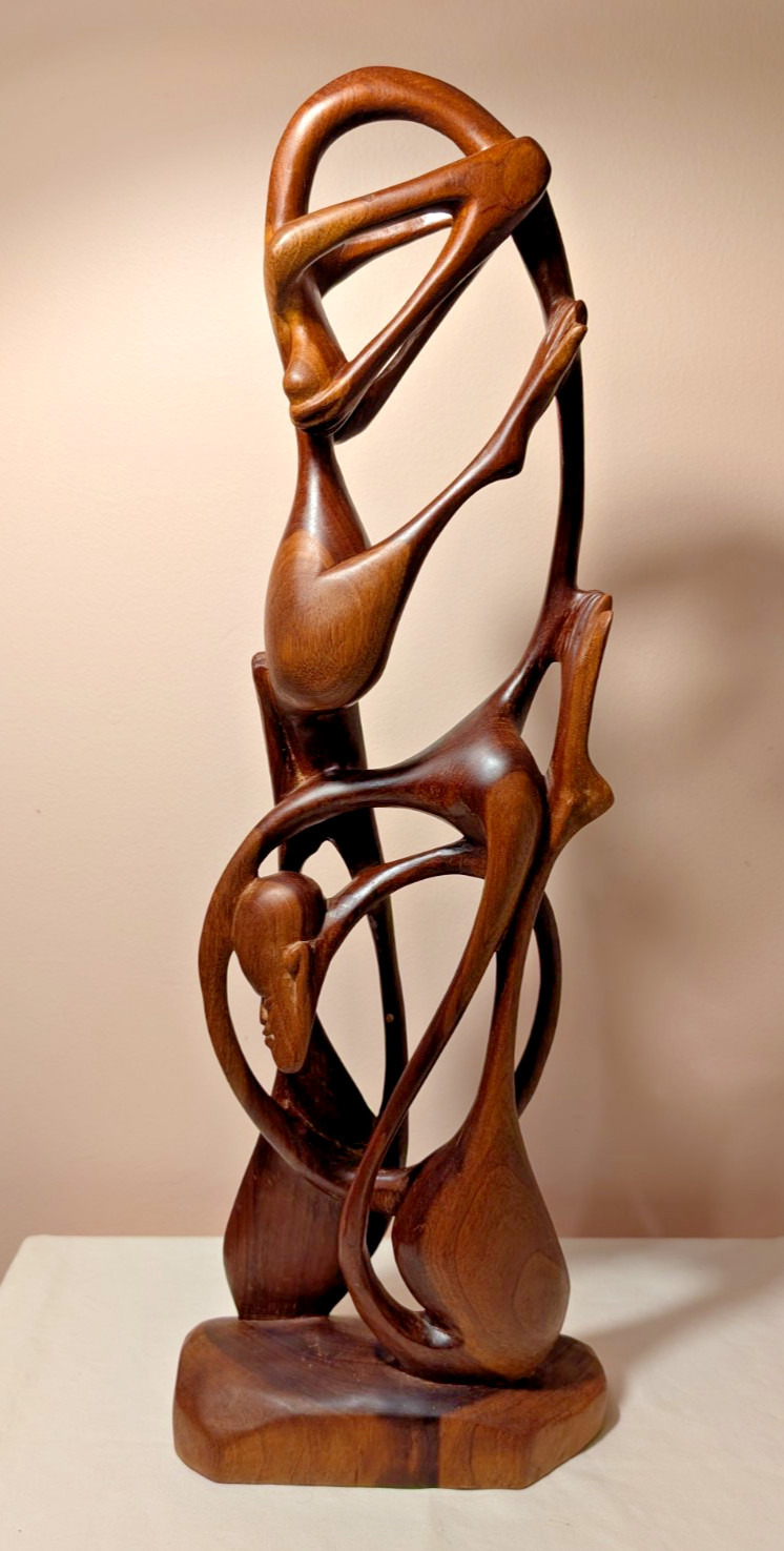 Vintage Mid 20th C. Stunning Abstract Shetani African Sculpture. One of a kind.