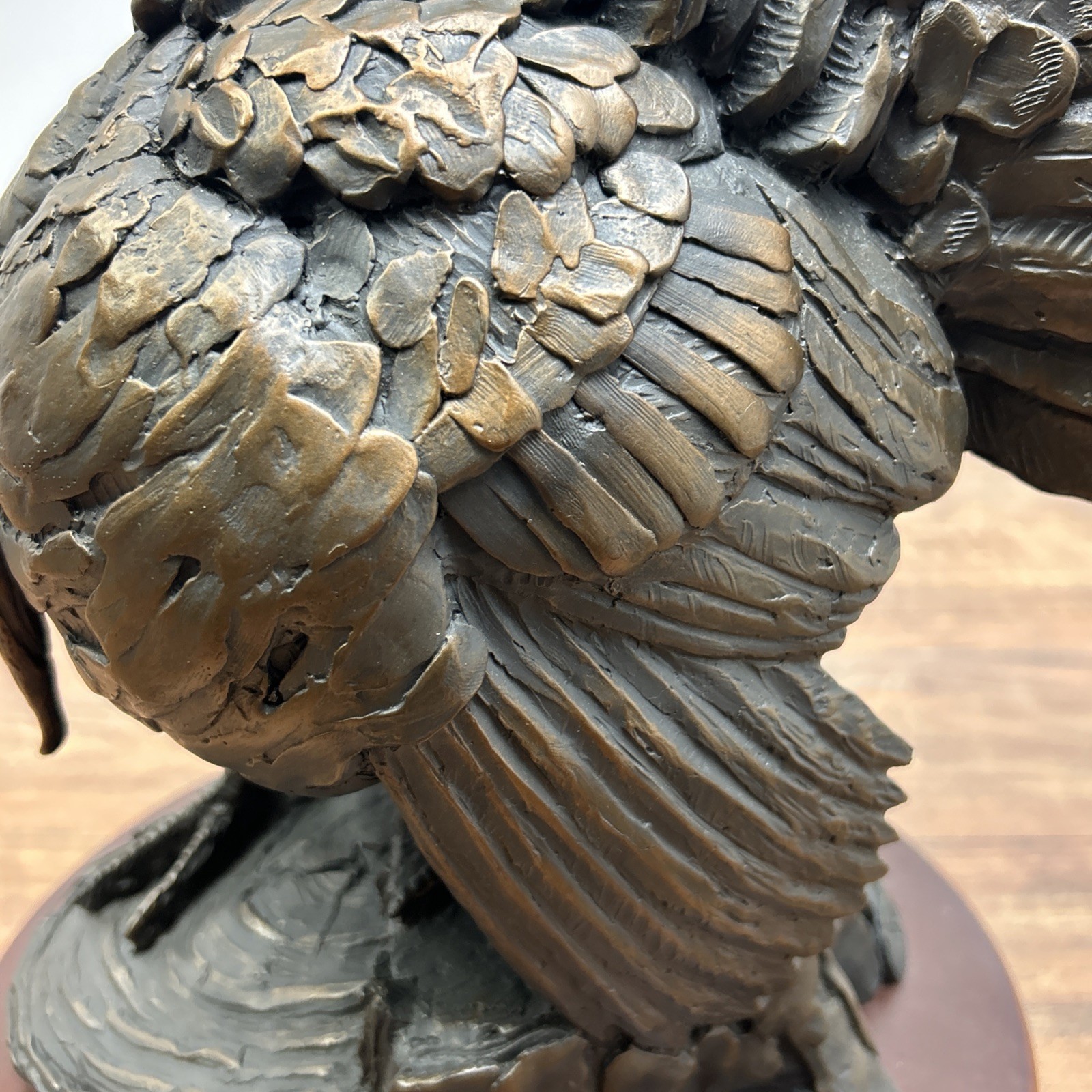 NWTF “ The Candidate “ RESIN BRONZE COLOR CASTING of 1500. RARE & HARD TO FIND.