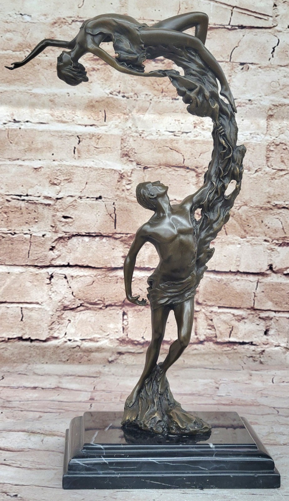 ORIGINAL DREAM DANCE BY ALDO VITALEH BRONZE SCULPTURE HOT CAST ART FIGURINE SALE