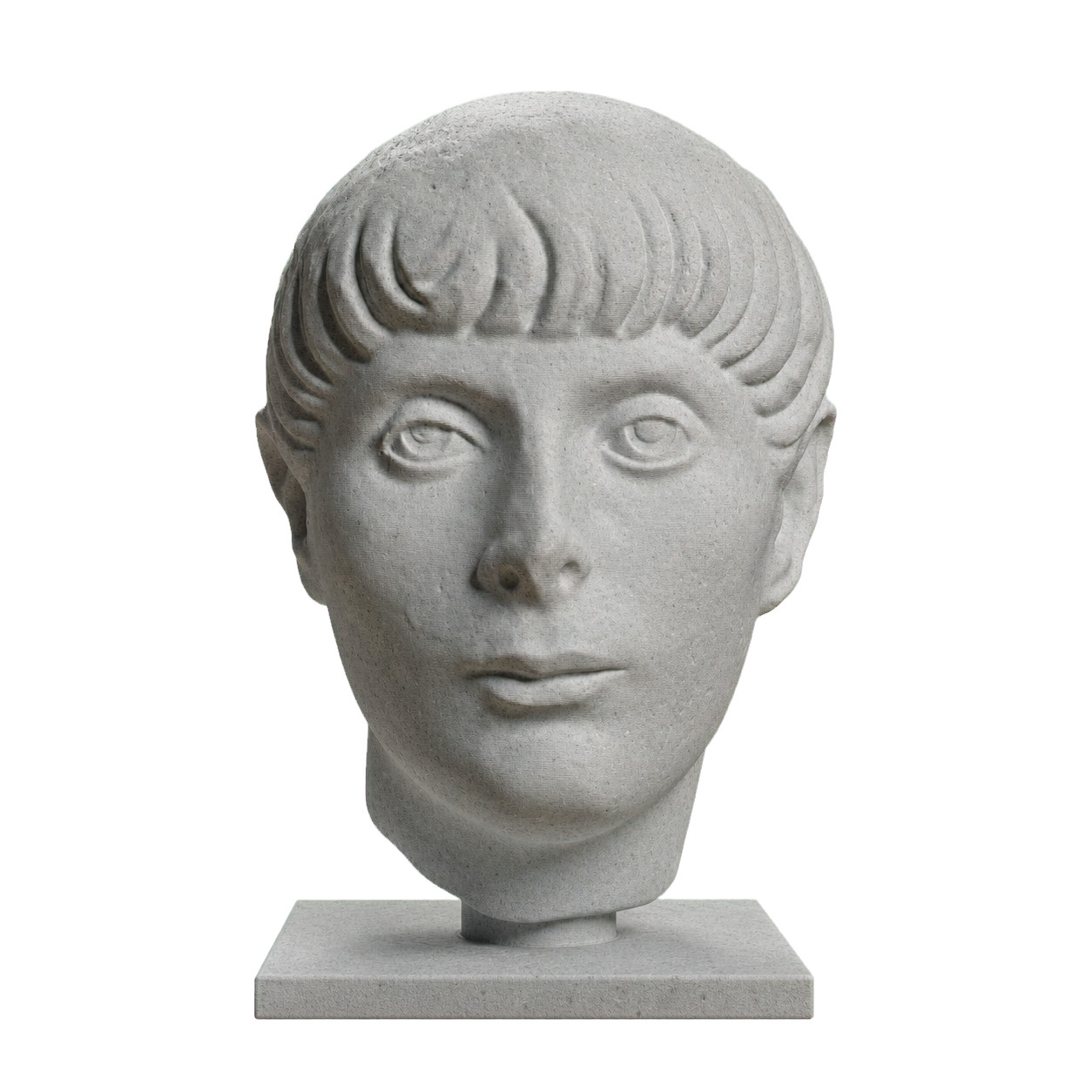 Head of a Young Man Collectible Bust Statue – 5, 9, 12 Inch
