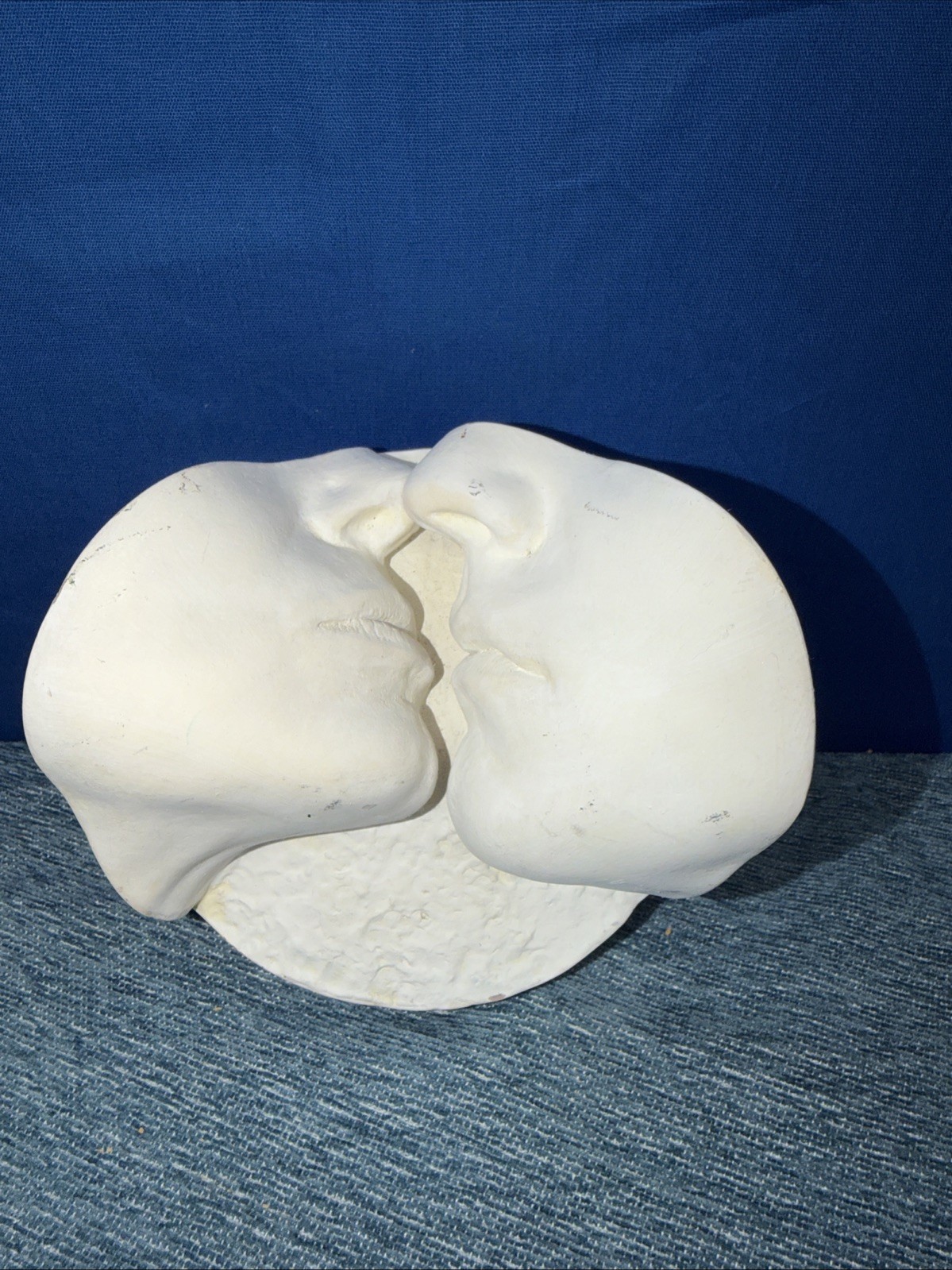 1983 Austin Productions « Tenderness » Sculpture John Cutrone Plaster Statue Art
