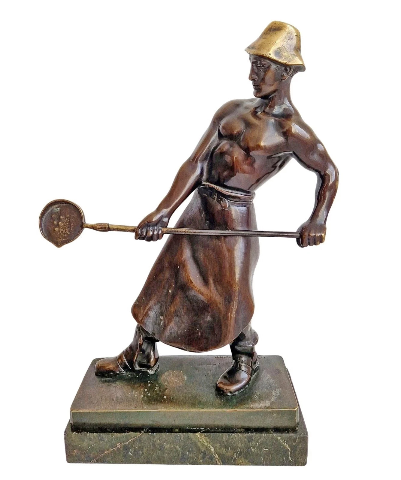 Caasmann, Albert (1886 – 1968), Bronze, Foundry Worker (# 17184)