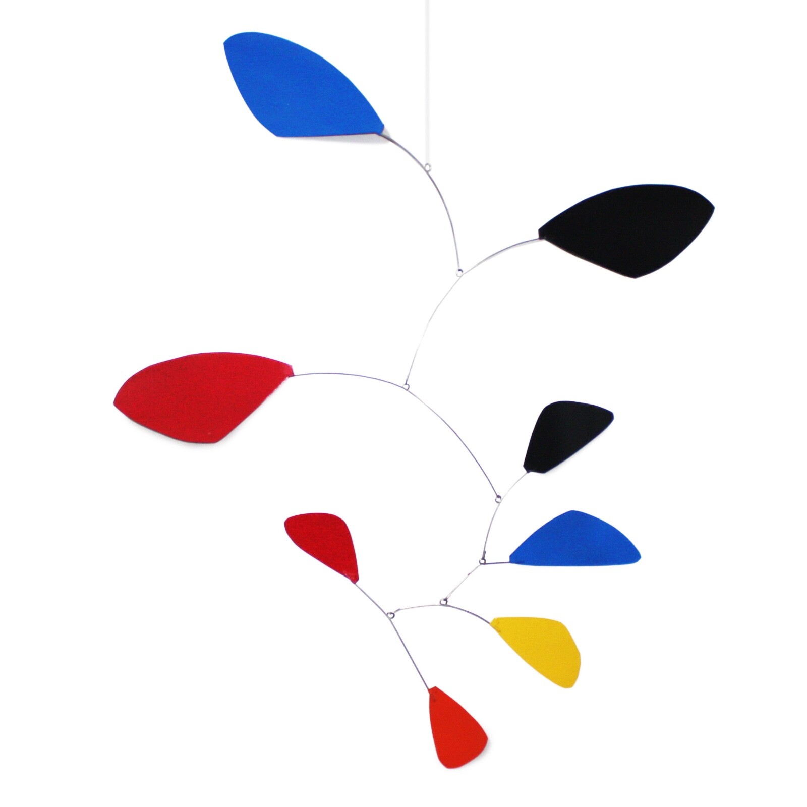 Abstract Modern Colorful Rainbow Hanging Mobile Painted Steel New Gift Museum
