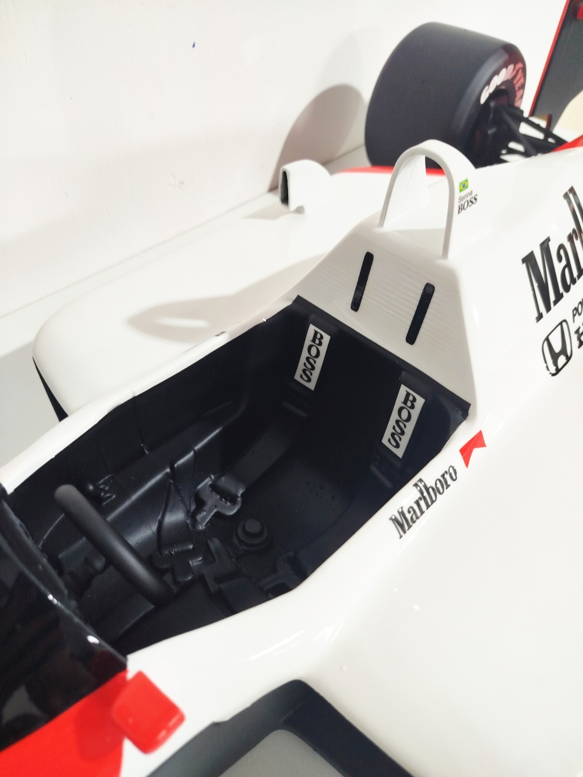 Car Lotus McLaren Mp4/4 Senna Decorative Escala 1:4 – 100cm